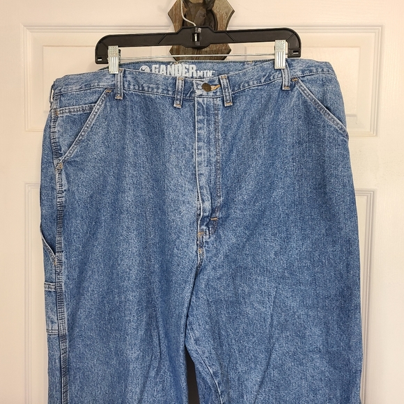 (873) Gander Mountain Men's Classic Relaxed Fit Straight leg Jeans, Size:44/32 - Picture 8 of 17